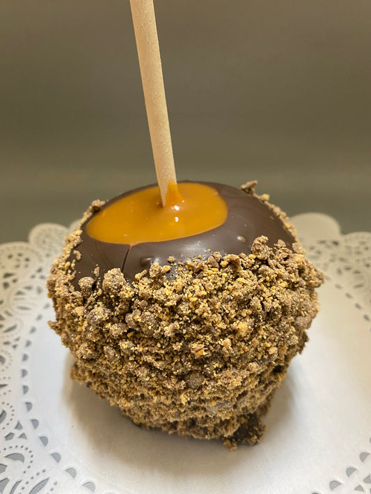 Topped Caramel Apples